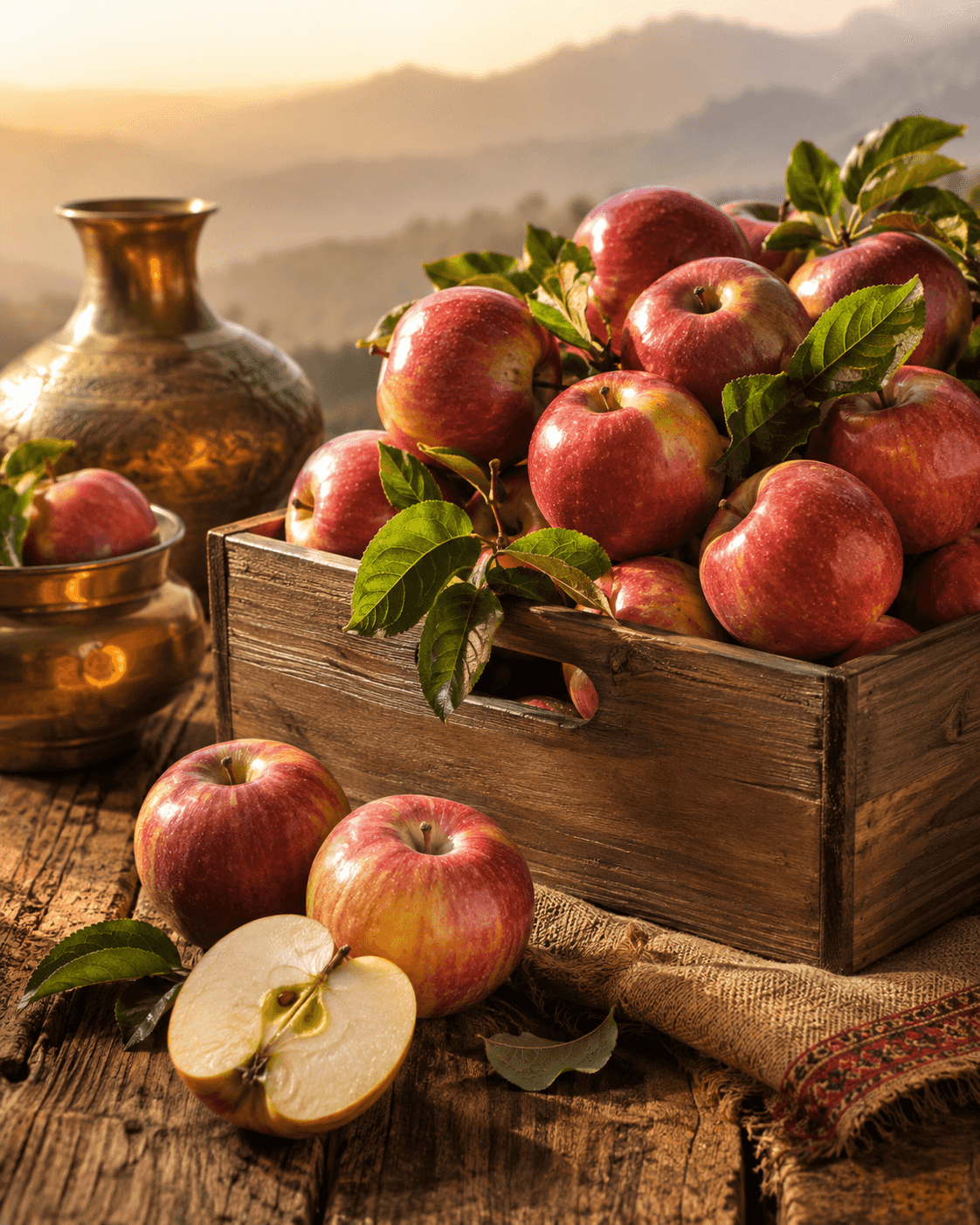 Premium fresh apples ready for market